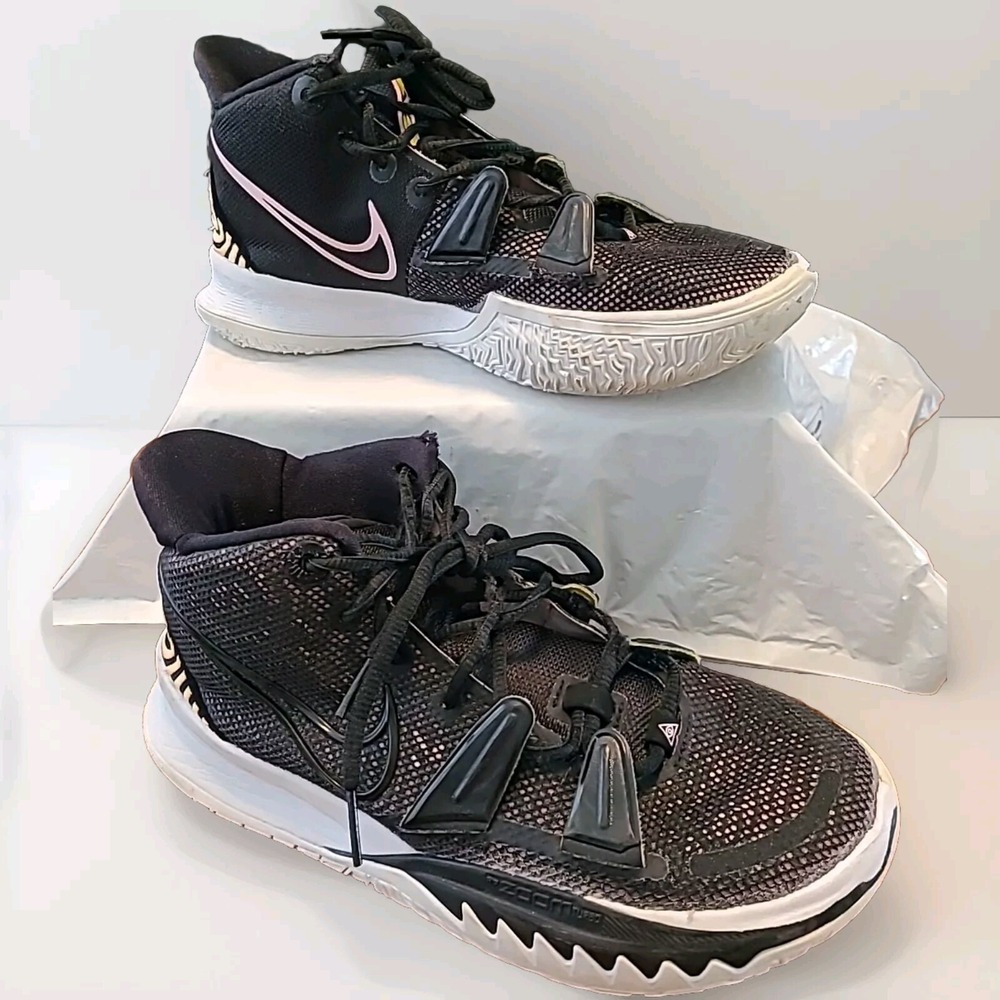 Men's Nike Kyrie Irving 7 "Ripple Effect" Size 7‎ Black/Artic Punch #CQ9326-005